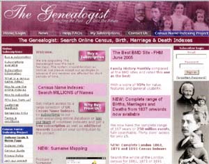 The Genealogist screen shot