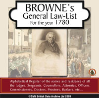 Browne's General Law List 1780