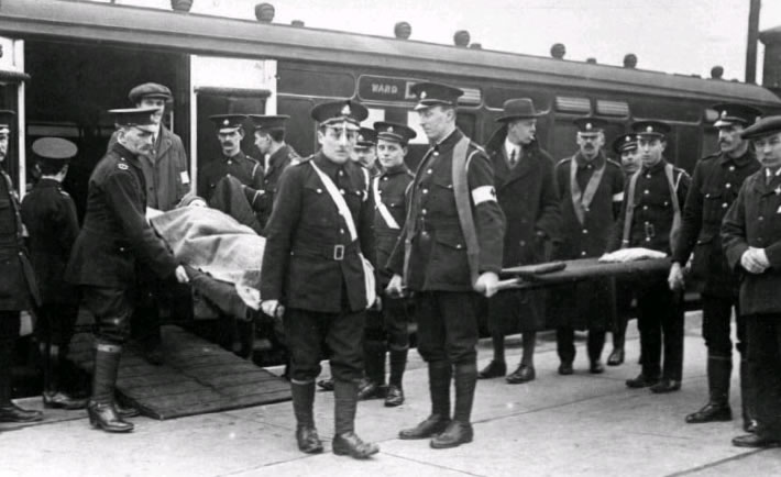 Wounded in WW1