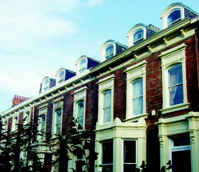 Image of House types in Ashbrooke, Sunderland