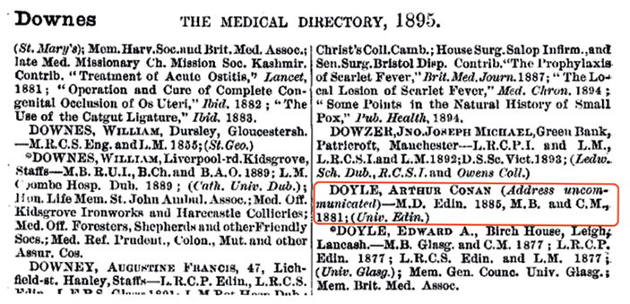 The Medical Directory 1895