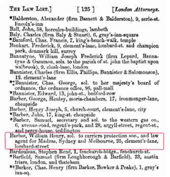 The Law List 1856