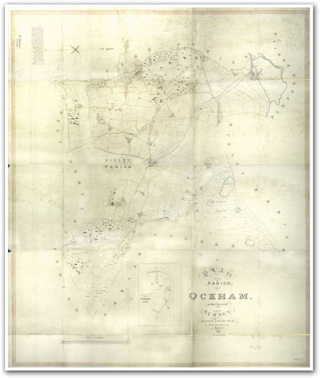 Ockham Tithe map
